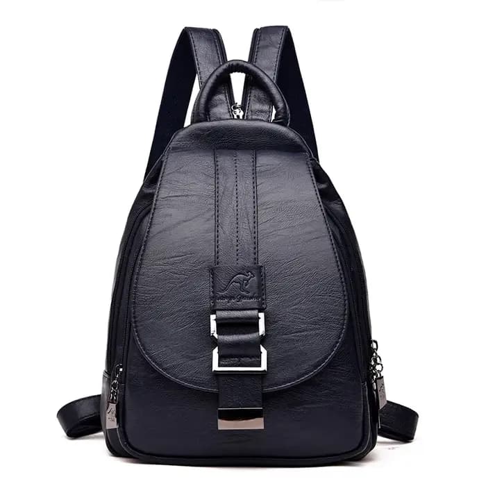 Mode en cuir souple femmes sac à dos de haute qualité Durable femme voyage sac à dos fermeture éclair bandoulière