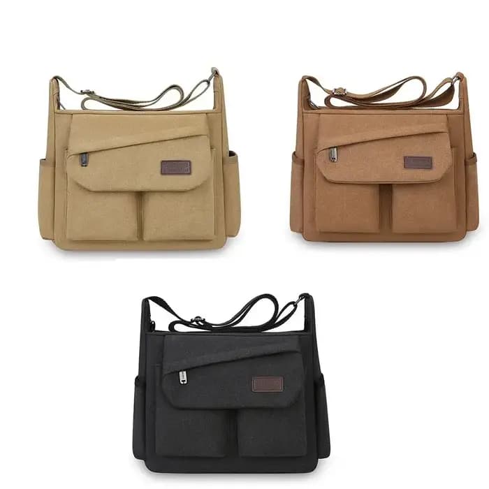 Sac à bandoulière en toile pour hommes