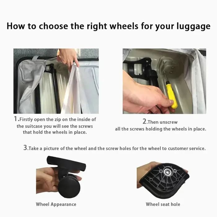 Samsonite-Valise à poulie résistante à l'usure