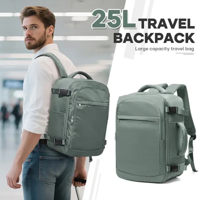 Sac à dos de voyage sous le siège Ryanair 40x20x25, sac à dos de voyage en avion, pratique pour l'ex