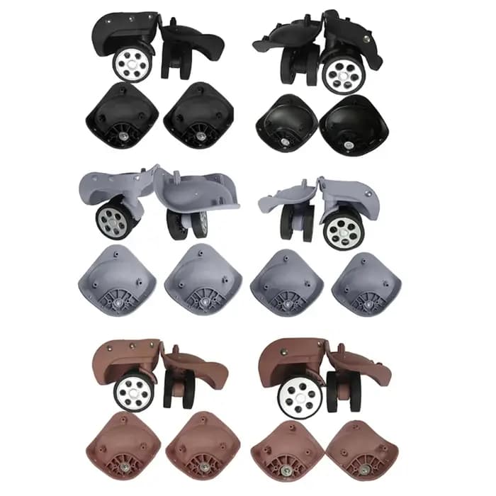 1 paire valises à bagages pivotantes