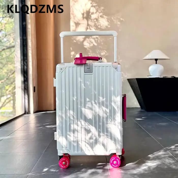 KLQDZMS bagages 20 "24" 26 "28" 30 pouces grande capacité boîtier de chariot femmes ABS + PC boîte d'embarquement valise à roulettes universelle pour hommes