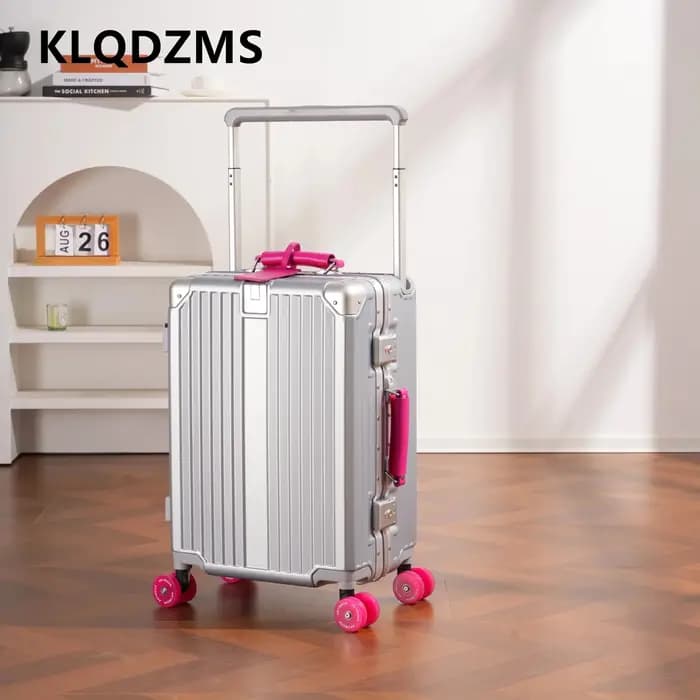 KLQDZMS bagages 20 "24" 26 "28" 30 pouces grande capacité boîtier de chariot femmes ABS + PC boîte d'embarquement valise à roulettes universelle pour hommes
