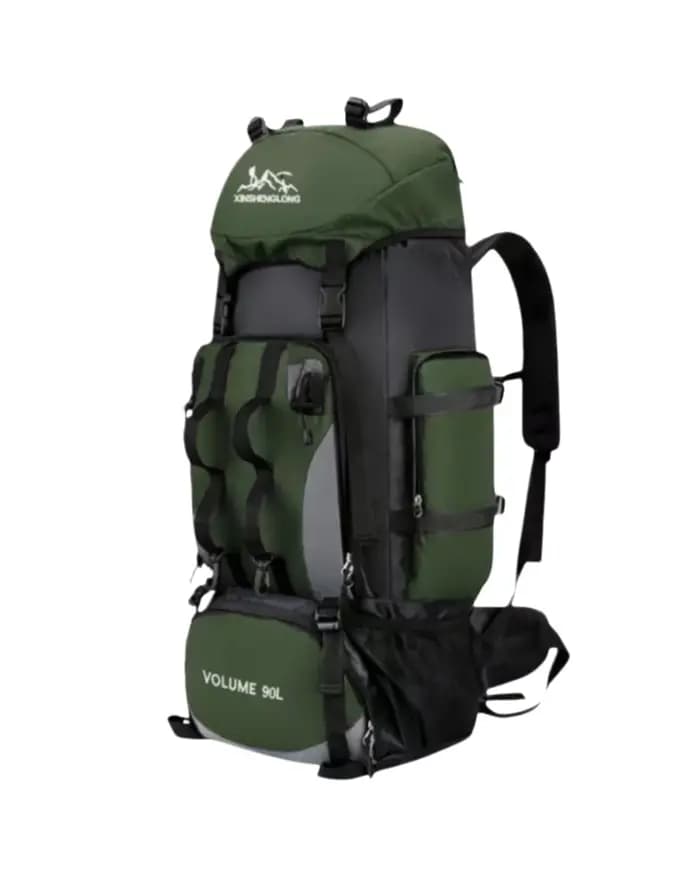 Sac à dos de randonnée 90L pour hommes et femmes, imperméable, grand sac à dos d'expédition pour la