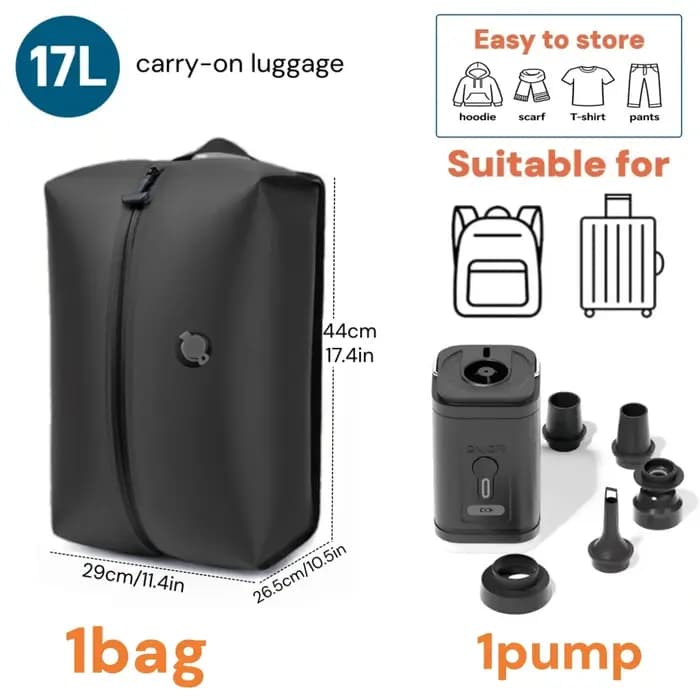 Sacs de rangement sous vide