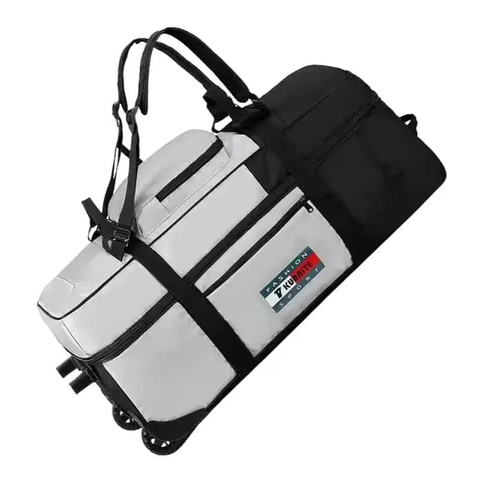 Valise à dos trolley de grande capacité XX – Sac à bagages de voyage pliable et durable pour hommes et femmes