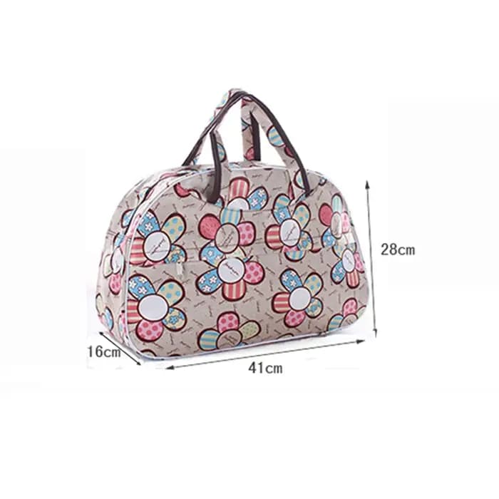 41 cm * 28 cm * 16 cm pas cher grande capacité femmes sac de voyage fourre-tout hommes bagages sac de sport nouvelle fleur impression femme sac à main PT1280