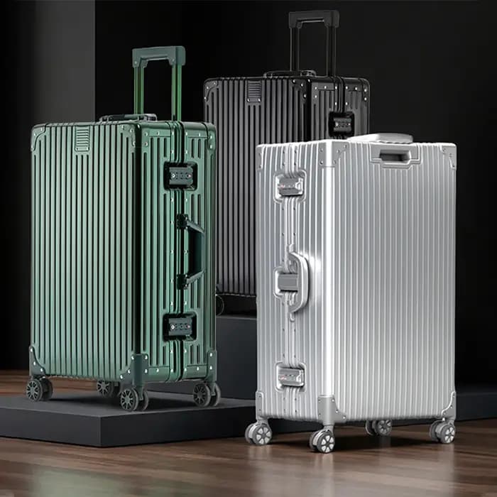 Valise en alliage d'aluminium et de magnésium