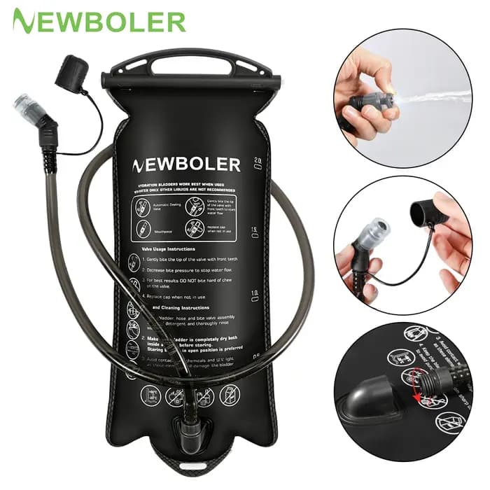 NEWBOLER 1.5L/2L/3L bouteille d'eau de grande capacité vessie
