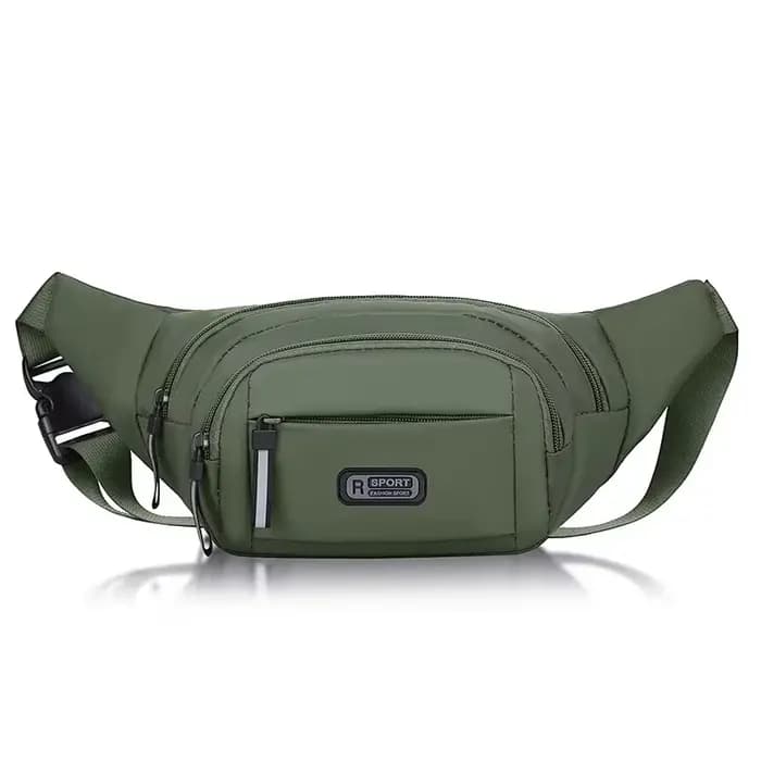 Sac bandoulière multifonctionnel imperméable pour sports de plein air, sac banane en toile grande ca