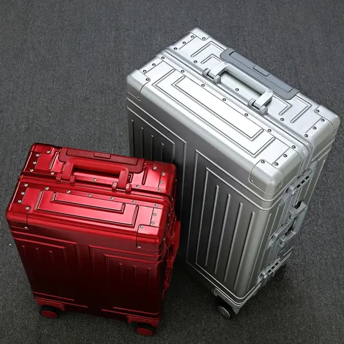 Valise voyage en Aluminium Étanche de 20/24/26/100% Pouces