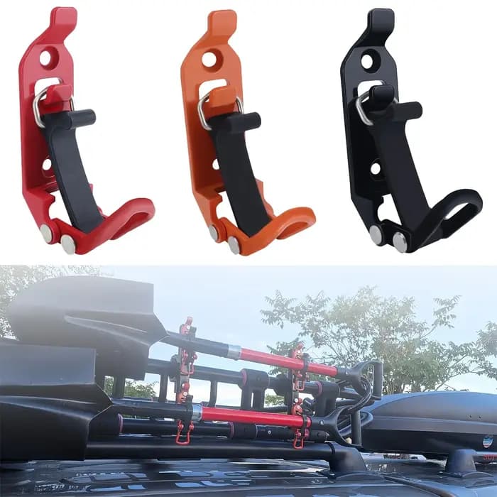 Clip de fixation noir pour porte-bagages de toit