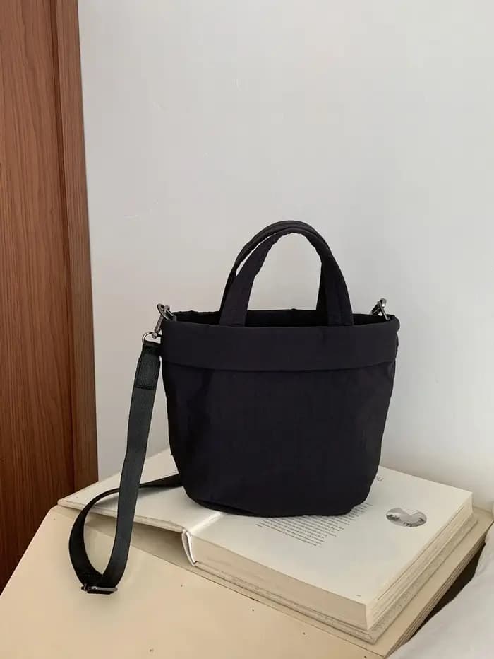 Sac à main LULU en nylon style japonais pour femme, nouvelle collection 2026, simple, polyvalent, sa
