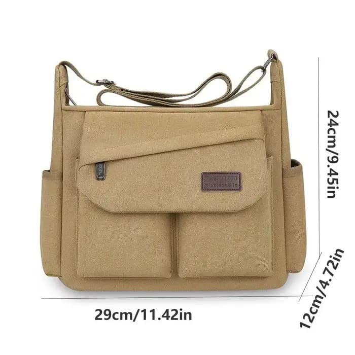 Sac à bandoulière en toile pour hommes