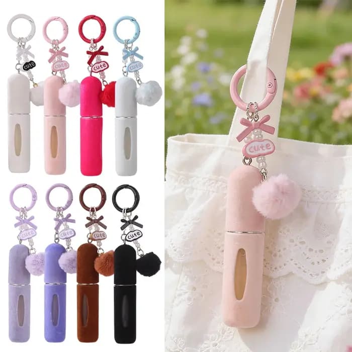 Pochette à parfum en peluche portable