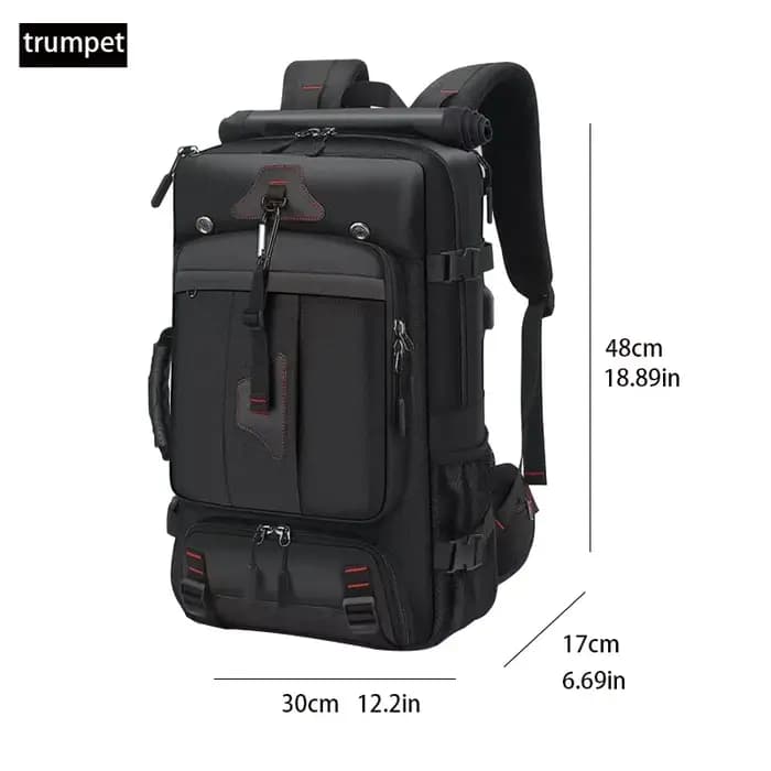 Sacs à dos de voyage pour hommes et femmes, sac à dos surdimensionné de 60 à 70 litres, sac de voyag