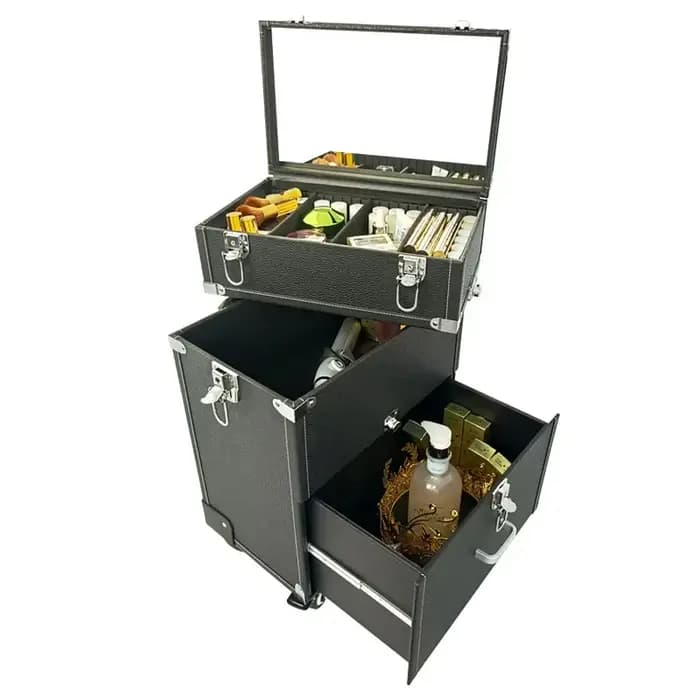 Valise de Maquillage à Roulettes pour Femme