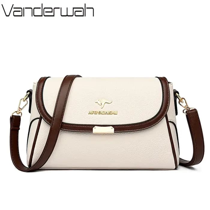 Sac à Bandoulière en Cuir Solide de Bonne Qualité pour Femme