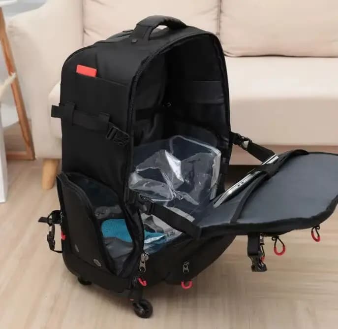 Valise à main pour homme, bagage à roulettes, taille de cabine, voyage d'affaires, sac à roulettes, 18 po, 20 po, 22 po