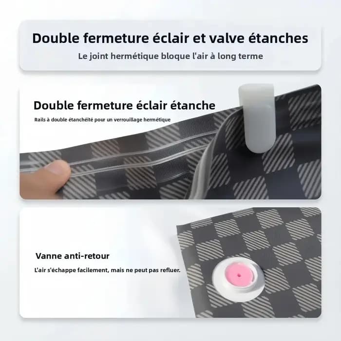Sacs de rangement sous vide