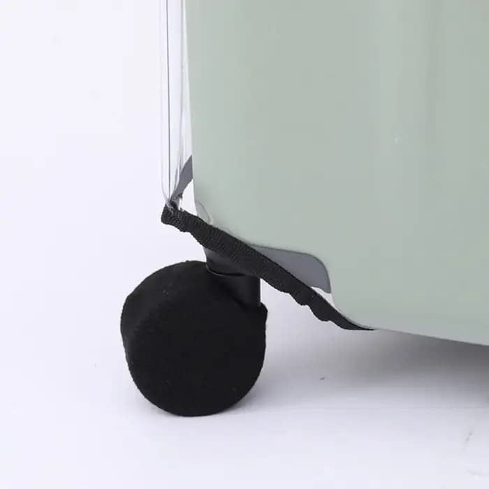4 pièces/ensemble roues de bagages protecteur Absorption des chocs résistant à l'usure anti-dérapant