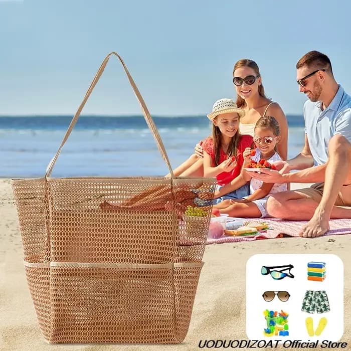 Grand sac de plage d'été 2025