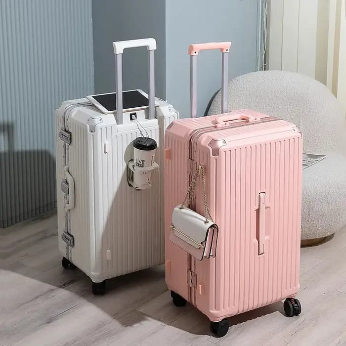 Valise de voyage grande capacité avec cadre en aluminium