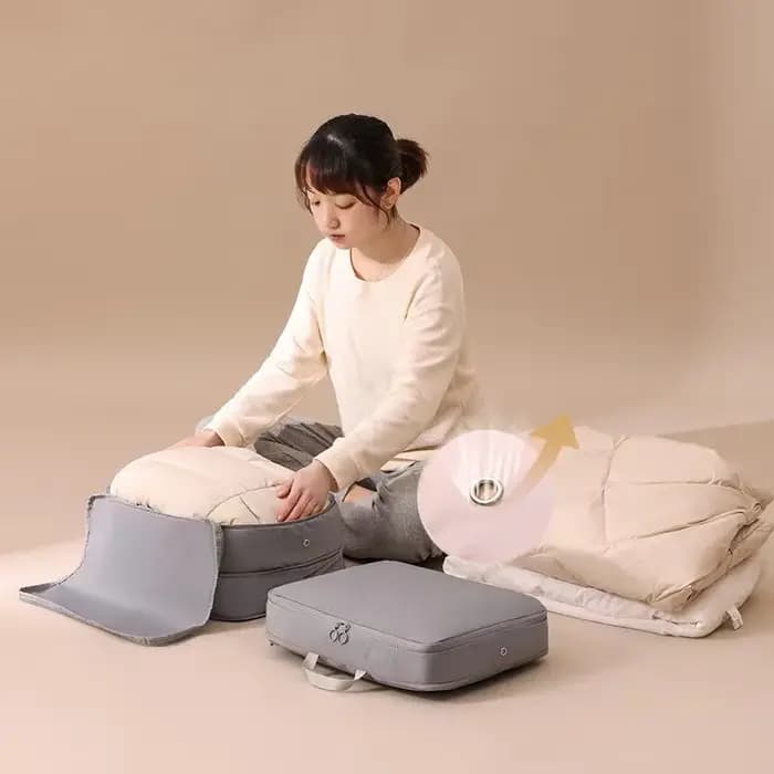 Grand sac de cubes d'emballage de compression de voyage