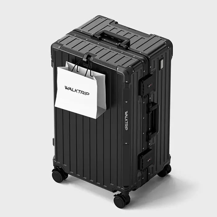 Valise à grande capacité renforcée avec cadre en aluminium de 37 cm