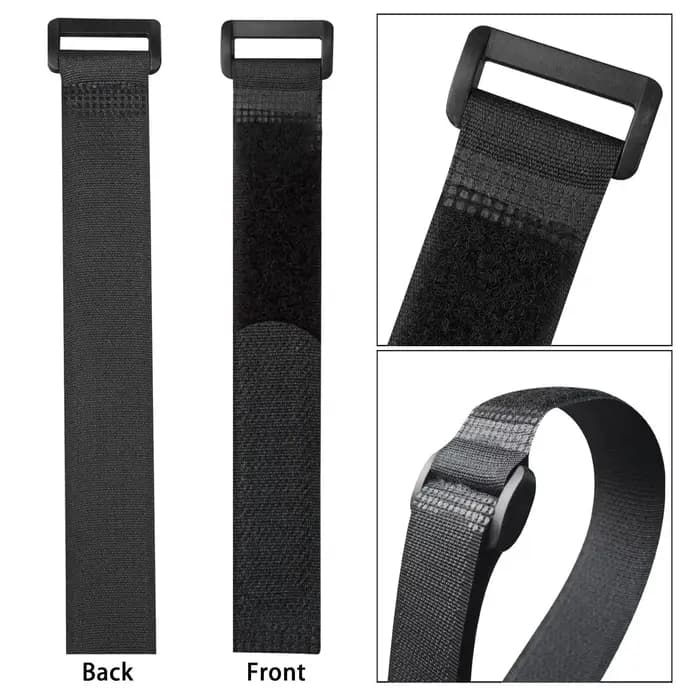 Attaches de fixation en nylon réutilisables pour bagages