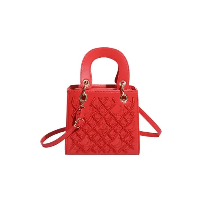 Sac carré compact à main au design urbain simple et tendance