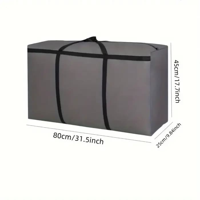 Lot de 2 sacs de déménagement robustes avec poignées et fermetures éclair - Extra grands