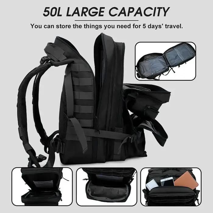 30L/50L femmes hommes sac à dos Sport Trekking chasse Nylon sac à dos militaire randonnée sac marine bleu rose Camouflage tactique sac à dos