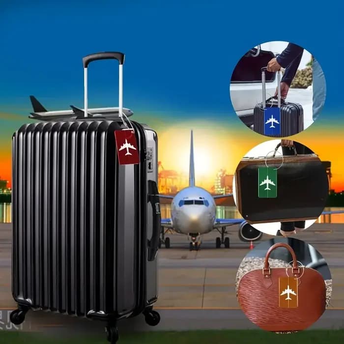 Étiquette de bagage en aluminium Durable