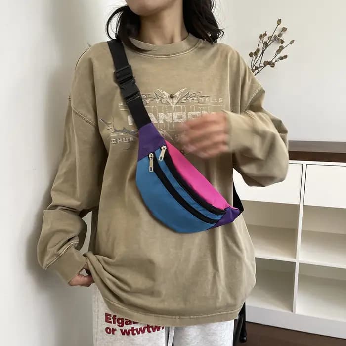 Sac banane de voyage et de sport avec compartiments