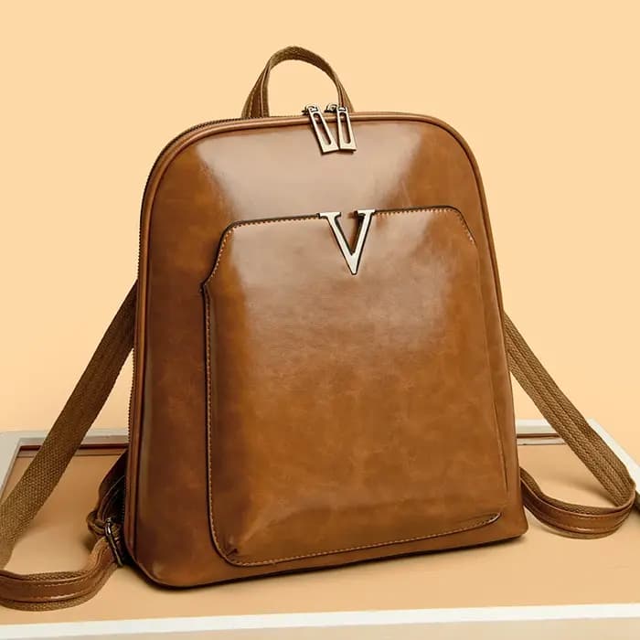 Sac à dos design femmes sac De voyage grande capacité sac à dos classique huile cire cuir PU sac à bandoulière Mochilas