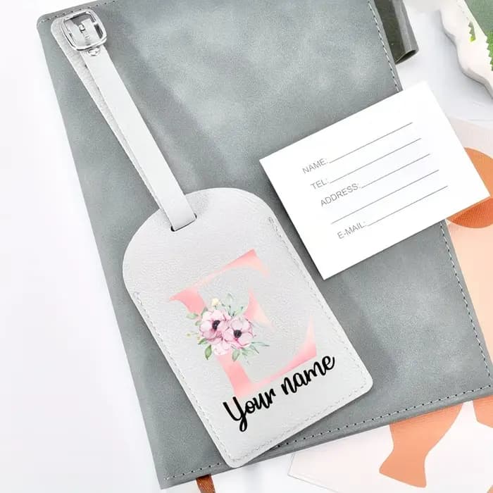 Étiquettes de bagages personnalisées avec orthographe et nom - Identificateurs