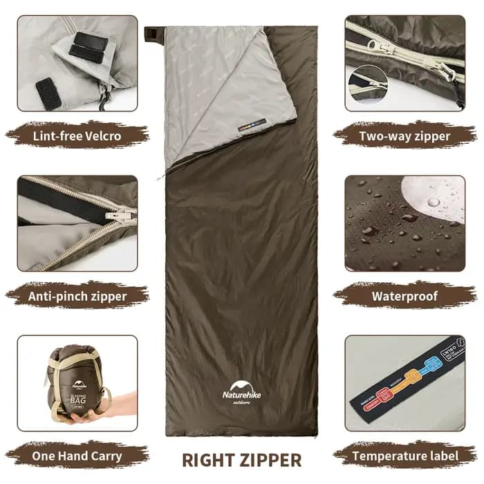 Sac de couchage Naturehike pour le camping
