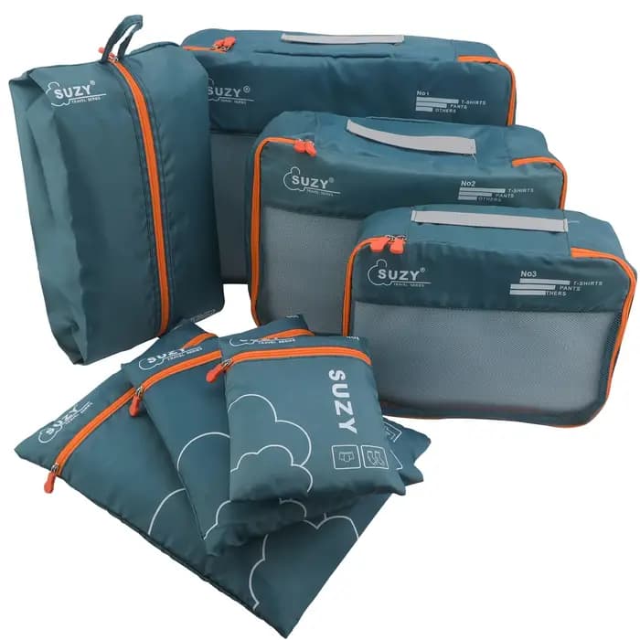 7 ensembles de sacs de rangement de bagages pour la famille