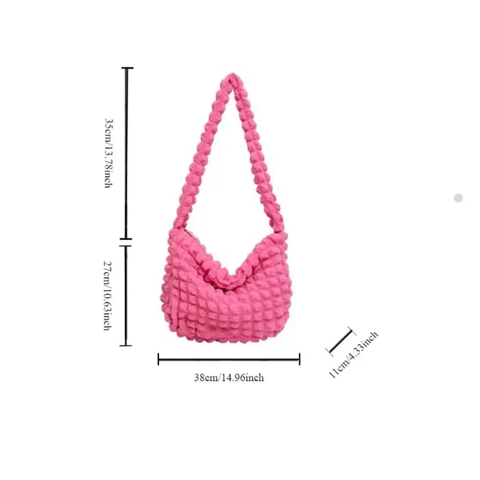 Sac à bandoulière de couleur unie