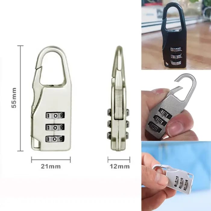 Mini cadenas de voyage en alliage d'aluminium