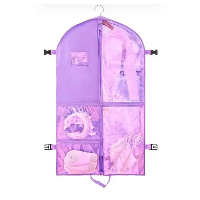 Sac à vêtements pliable multi-poches pour costumes de voyage