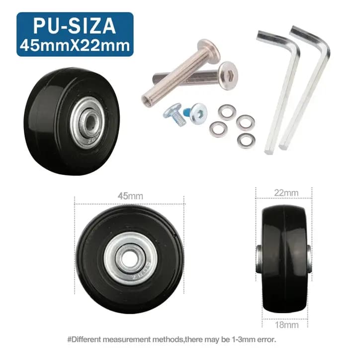 Roues de Remplacement Universelles pour Bagages de Voyage