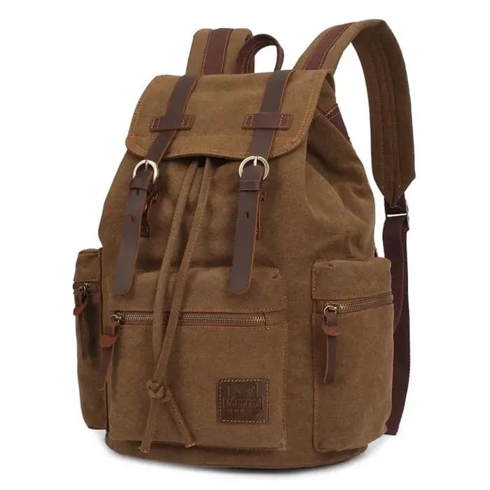 Sacs à dos en toile vintage hommes et femmes sacs voyage étudiants décontracté pour randonnée voyage