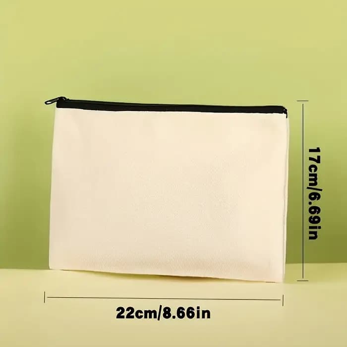 Trousse de maquillage personnalisée - Nom personnalisé avec notes musicales et motif cœur
