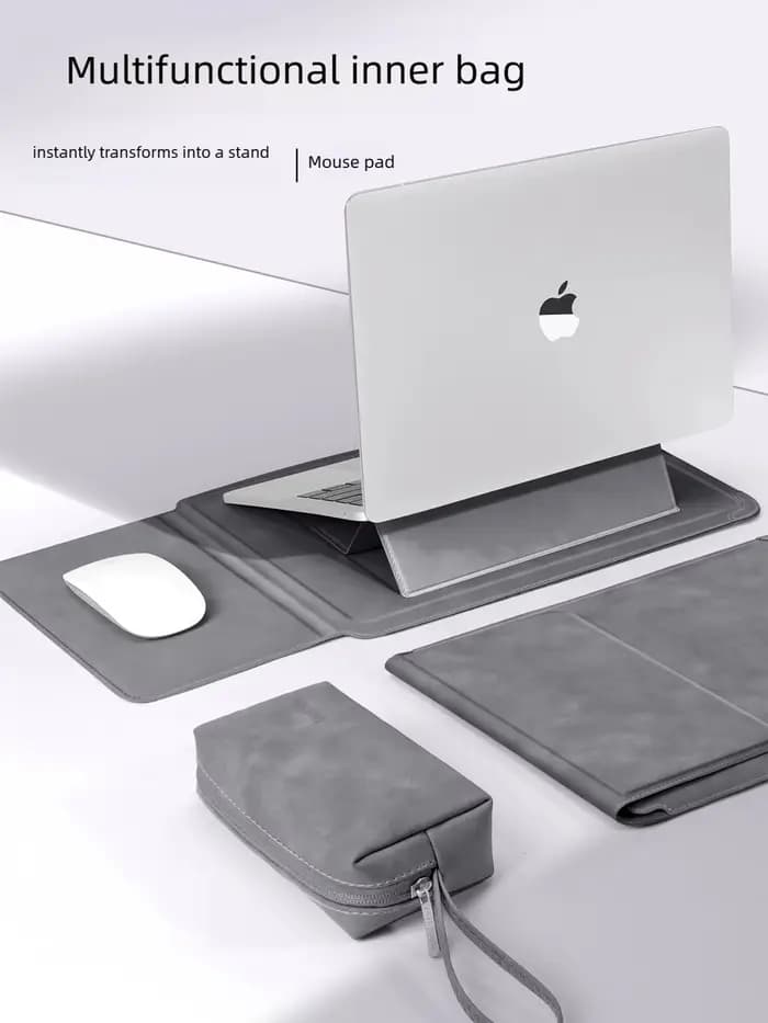 Housse pour ordinateur portable 13 14 15 15.6 16 pouces pour Huawei HP DELL, sac pour Macbook Air Pro 13 13.6 M4, étui pour ordinateur portable avec support pour hommes et femmes