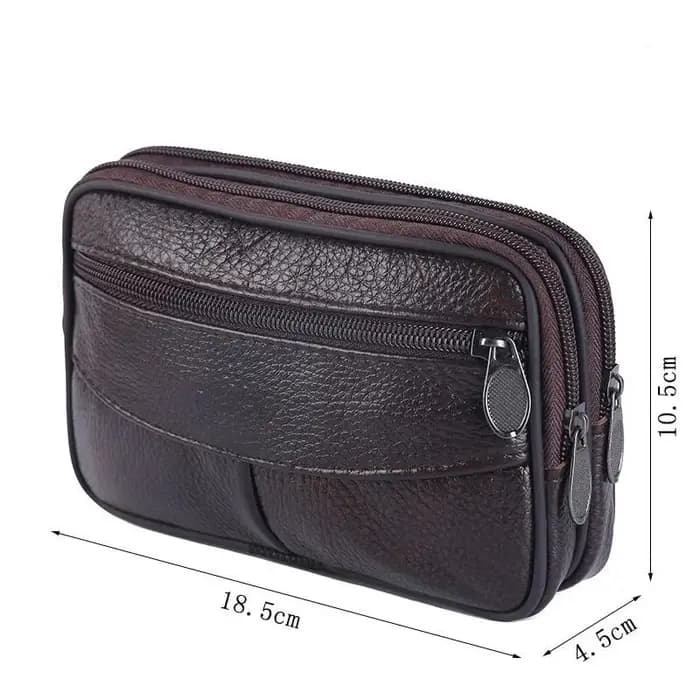 Nouveau sac à main en cuir véritable pour hommes et femmes