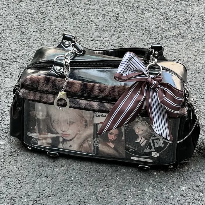 Original imprimé léopard épissé Sac Femme doux Cool sacs pour Femme épaule sous les bras Sac fermeture éclair Bolsos mujer Bolsas Bolsa