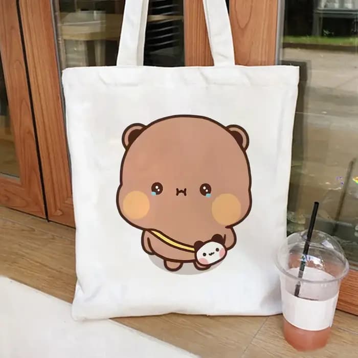 Sac fourre-tout pliable en toile Bubu Dudu Anime
