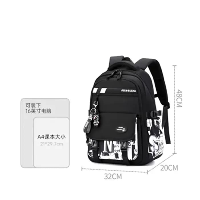Sac à dos pour adolescents avec pendentif camouflage graffiti garçon sac à bandoulière pour enfants sac d'école étanche sacs à dos de voyage de Sport